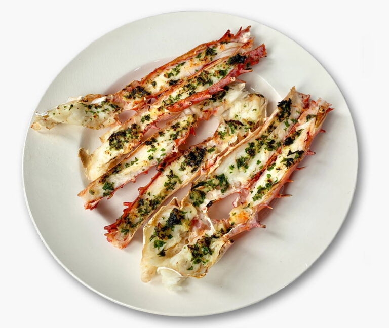 king crab poten met knoflookboter