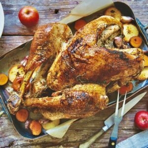 Gerookte Gevulde Kalkoen / Smoked Stuffed Turkey