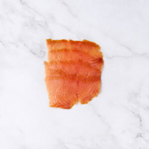 Gerookte Faroe Island zalm (kweekzalm)